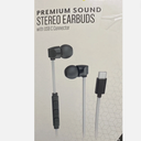 ACOUSTIX Premium Sound Stereo Earbuds with USB C Connector
