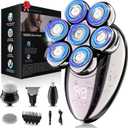 Head Shavers for Bald Men, Electric Razor, IPX8 Waterproof Dry/Wet Bald Head Shaver with 10000 RPM High-Speed Motor, Rechargeable Head Razor with LED Display, USB-C Cable, Perfect for Home & Travel