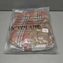 IN'VOLAND Plus Size Women Flannel Plaid Shacket Jacket Long Sleeve Button Down Fleece Hooded Jackets Fall Winter Coat (Gz688)