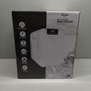 Cooluli 20 Liter Mini Fridge with Temperature Control - White Thermoelectric Cooler and Warmer for Bedroom, Office, Car, Dorm