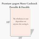 2 x Undeniably Worth It Affirmation Cards  100 Positive Daily Mantras for Men, Women, Teens, Adults - Self-Worth, Mental Health & Healing Card Deck