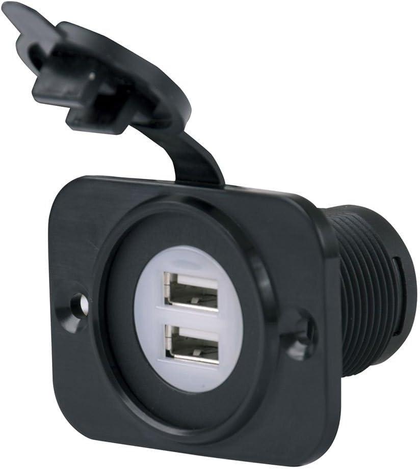 Marinco 12VDUSB Dual USB Charger Receptacle 12-24V