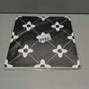 Elffloor Peel and Stick Floor Tile: 10 PCS Black Waterproof Vinyl Flooring, 11.8 in11.8 in Self-Adhesive Floor Tiles Stickers for Bathroom, Kitchen, Classroom, Bedroom