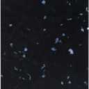 Recycled Plastic Cutting Board Sm with Non-Slip Footing - White Confetti on Black, 8 x 12 Inch