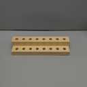 Cinnvoice Wooden Marker Stand 16 Marker Pen Holder Storage Organizer for Classroom Display Stand 16 Holes Paint Brush Holder for Organization Storage Supplies