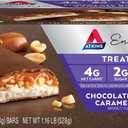 Atkins Endulge Chocolate Nutty Caramel Bar, Dessert Favorite, 2g Sugar, High in Fiber, Keto Friendly, 12 Count, Best By: 06/25/25