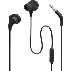 JBL Endurance Run 2 Wired  Waterproof Wired Sports inEar Headphones, JBL Pure Bass Sound, HandsFree Calls, Never Hurt. Never Fall Out. (Black)