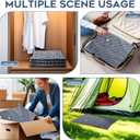 Vacuum Seal Bags for Clothing Travel w/Wireless Pump, Space Saver Vacuum Storage Organizer Bag for Luggage, Seal Compression Packing Bags for Clothes & Blankets 6 Pack (Compression bag)