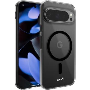 Mous for Google Pixel 9 Pro Case Clear MagSafe Compatible - Super Thin - Crystal Clear & Slim Design