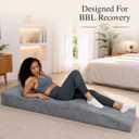 HerComfort Pillows BBL Bed with Hole | Extra Thick | Soft BBL Mattress for Sleeping After Surgery | Brazilian Butt Lift Recovery Foam Pillow | Includes Cushion | 71 x 22.4 x 8 Inch, Big