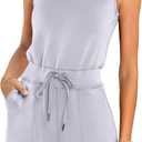 ANRABESS Romper for Women Summer Dressy Casual 2025 Fashion Outfits Sleeveless Cute Cozy Lounge Short Jumpsuit Trendy Clothes, M