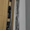 12FT Industrial Pipe Stair Railings Indoor, Hand Rails for Indoor Stairs, Wall Mounted Stair Handrail for Outdoor Steps, Heavy Duty Support Black Stair Railing for Loft Porch Deck(3 Section)