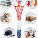 Basketball Hamper Toy for Kids  Fun Over-The-Door Laundry Hoop with Ball  Build Good Habits Early & Keep The Floor Tidy