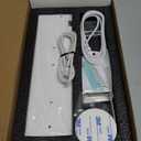 WOWNOVA 8.8" Computer Temp Monitor (Dynamic Theme Supported), 1 Click 1 Cable to Get Started Quickly PC Temperature Display Sensor Panel IPS Mini Secondary Screen CPU RAM HDD Data FPS Monitor (White)