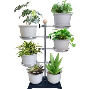 5 Tier Table Top Plant Stand Small(Adjustable),Window Sill Plant Shelf,Tabletop Succulent Stand for Windowsill Desktop Window Ledge Countertop Narrow SpaceNo Flowerpot