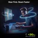 acer Wireless Gaming Headset for PS5/PS4, PC, Mac, 2.4GHz & Bluetooth 6.0 Gaming Headphone with Flip-to-Mute Mic, Lightweight Glasses-Friendly, 70H Battery - White