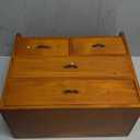 Xiaoyez Desk drawer organizer wooden desk organizer desktop organizer with drawers countertop drawers 4 drawer storage organizer office organization office organization and storage