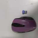 TECKNET Wireless Mouse, 2.4G Ergonomic Optical Mouse, Computer Mouse for Laptop, PC, Computer, Chromebook, Notebook, 6 Buttons, 24 Months Battery Life, 2600 DPI, 5 Adjustment Levels - Purple