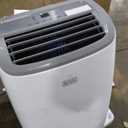 BLACK+DECKER Portable Air Conditioner, 8,000 BTU (3,950 BTU SACC) for Rooms up to 400 Sq. Ft., Portable AC with Follow Me Remote Control and Window Kit, BPACT08WT, White