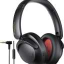 1MORE SonoFlow Pro HQ51 Wireless Over-Ear Headphones, Reduce Noise by Up to 45dB, Hi-Res Audio, 100H Playtime, App Control, Bluetooth 5.4, AI Clear Calls, Ultra-Light Comfort for Travel Office, Black