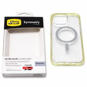 Otter Symmetry Ulta-Slim Case For New 2023 iPhone Pro 6.7 Yellow