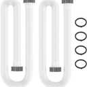 Pool Hose for Above Ground Pools, 1.5 Inch Pool Pump Replacement Hoses 59" Long Accessory Swimming Pool Hoses for Filter Pumps, Sand Filters System (2 Pack)