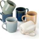 Bestone Coffee Mugs Set of 612 oz Coffee Mugs, Ceramic Mugs with Handles,Cups Microwave & Dishwasher safeVibrant Colors