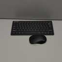 TECKNET Wireless Keyboard and Mouse Combo, Mini Cordless Computer Keyboard and Mouse Set 2.4GHz, Silent Adjustable 1600 DPI, Quiet Click, Lag-Free for Computer, Laptop, PC, Windows, Mac, Chrome OS