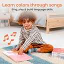 Cali's Books Colors Book for Toddlers 1-3 - Musical Books for Kids, Interactive Talking Baby Sound Book, Educational Song Learning Toys, Sing and Learn Music Toy for Babies