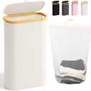 75L Slim Laundry Hamper with Lid, Dirty Clothes Hampers for Laundry, Collapsible Laundry Baskets for Small Spaces, Bedroom, Bathroom, Laundry Room, Beige