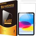 Qularlans 2 Pack Screen Protector for iPad 11th Generation A16 11 Inch (2025) & iPad 10th Generation 10.9 Inch (2022), 9H Tempered Glass Film, Anti-Scratch, HD Clear, Apple Pencil Compatible, Case Friendly