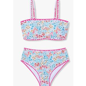 Girl Two Piece Swimsuits Adjustable Straps Bikini Sets with Chest Pad Size 9-16Y