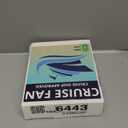 Cruise Fan Cabin Approved - Magnetic Hook Included To Hang On Walls - Portable USB Rechargeable & Plug-In, Timer Function & 5-Speed Adjustable, White Noise, Long Battery Life, Perfect for 2026 Cruises (Black - 2000mAh Battery)