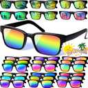 Party Favors for Kids 4-8, 24Packs Neon Sunglasses for Kid, UV400 Protection Sunglasses Bulk, Goodie Bags Stuffers for Kids Pool Birthday Party Supplies