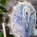 Shaman Drum Spirit Music Shamanic Drum with Rope Handles and Mallets, Multipurpose for Healing and Sound Healing (2)