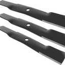 M143520 Mower Blades 19" Fit for John Dee re 54" Deck Z445 Z425 Z435 LX280 X340 X380 X710 X730 X734, UC22010 Medium Lift Blade Compatible with John Dee re 54in Lawn Tractor, 3 Pack
