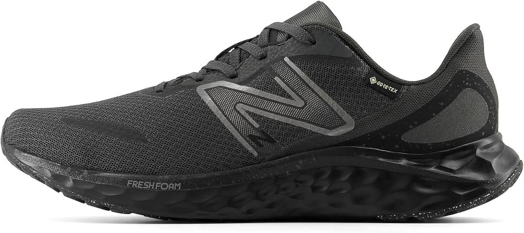 New Balance Men's Fresh Foam Arishi V4 Running Shoe (8 X-Wide, Black/Black)