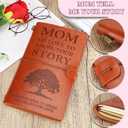 Gifts for Mom from Daughter Son - Mom Thank You Gift for Mother in Law New Step Moms Wife Mommy’s Retirement Valentines Birthday Gift for Mom I Want to Hear Your Story Journal Leather Planners