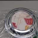 4-Piece Drip Pans Set - Compatible with GE Stoves - Chrome Finish Electric Stove Burner Drip Pans - 2 x 6inch, 2 x 8inch Stove Drip Pans - GE Stove Drip