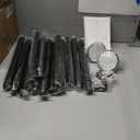 Tension Curtain Rod Extra Long Outdoor Curtain Rod Black Shower Curtain Rods No Drilling 31-168 In2.58-14FtAdjustable Spring Tension Rods Heavy Duty for Bathroom Patio Window Rust Proof