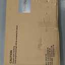 Smuxee Bathroom Corner Storage Cabinet, Farmhouse Floor Corner Cabinet with Barn Door and Adjustable Shelf, White Narrow Cabinet Organizer for Bathroom, Living Room, Kitchen