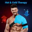 Comfytemp Shoulder Ice Pack Rotator Cuff Cold Therapy Wrap, FSA Eligible HSA, Gel Packs for Injuries Reusable Hot Cold Compress Shoulder Brace for Pain Relief, Men Women Recovery Item (Large/X-Large)