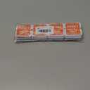 Pack of 2, L LIKED 200 Raffle Tickets, 50/50 Double Roll Tickets for Event, Raffles, Carnival, Door Prizes and Class Reward (Orange)
