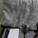 Indoor Dog House, Elevated Foldable Dog Cave Bed with Removable Plush Mat for Medium Dogs and Cats Up to 20.8 Inches Long