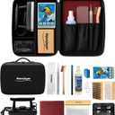 Professional Ski & Snowboard Wax Kit - All-in-One Basic Waxing & Tuning Set with Adjustable Wax Iron, All Temperature Wax, Edge Tuner, Base Cleaner, Brush, Scraper, P-tex, Tuning Stone & Storage Bag