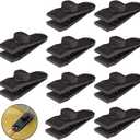 HengLiSam Tarp Clips, Heavy Duty Lock Grip, Clamps Withstand 60mph Strong Wind Fit for Awnings, Outdoor Camping, Caravan Canopies, Car Covers, Swimming Pool Covers (Pack of 6)
