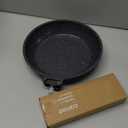 CAROTE Nonstick Frying Pan Skillet,Non Stick Granite Fry Pan Egg Pan Omelet Pans, Stone Cookware Chef's Pan, PFOA Free,Induction Compatible(Classic Granite, 8-Inch) (Black)