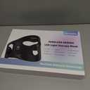 Red Light Therapy for Face Wireless with 400 Leds, 360 Led Face Mask Light Therapy with 4 Modes & Near-Infrared, 2000mAh Rechargeable Led Face Mask with Eye Protection for Anti-Aging & Radiant Glow