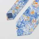Ties for Men, Floral Mens Tie Skinny Tie for Men Cotton Floral Necktie for Wedding
