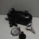 DXOPHIEX 15 inch Dual Reptile Light Fixture, Max 150W Dual Reptile Heat Lamp Fixture with 100W UVA UVB Sun Light & Ceramic Heat Emitter,Double Dome Lamp for Terrarium and Tortoise Habitat